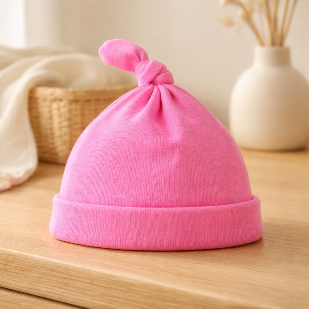 Nwt HANNA andersson Pink Knot Hat Cap Xxs Baby Girl